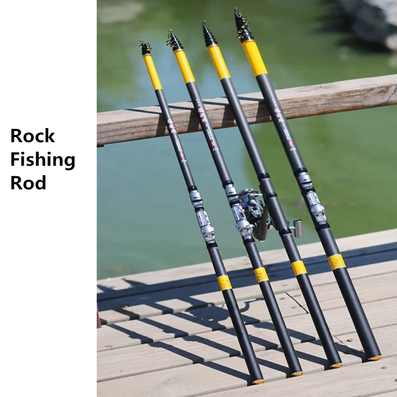 Caña de pescar ultraligera de fibra de carbono, poste de pesca giratorio, telescópico, portátil, viaje, barco de mar, ppqzp - imagen 5