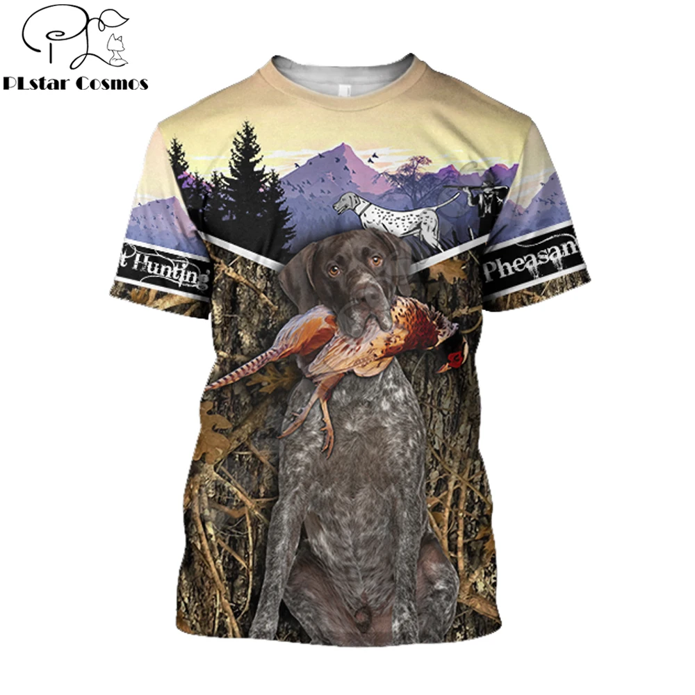 2025 verano Hipster hombres camiseta hermosa caza de faisán 3D impreso Harajuku Camiseta de manga corta Unisex Casual tops TX0171