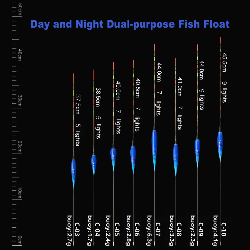 Flotador de pesca electrónico para carpa, palo brillante, batería CR425/recargable opcional, 1 unidad - imagen 2