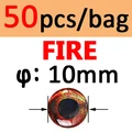 10mm FIRE 50 piezas