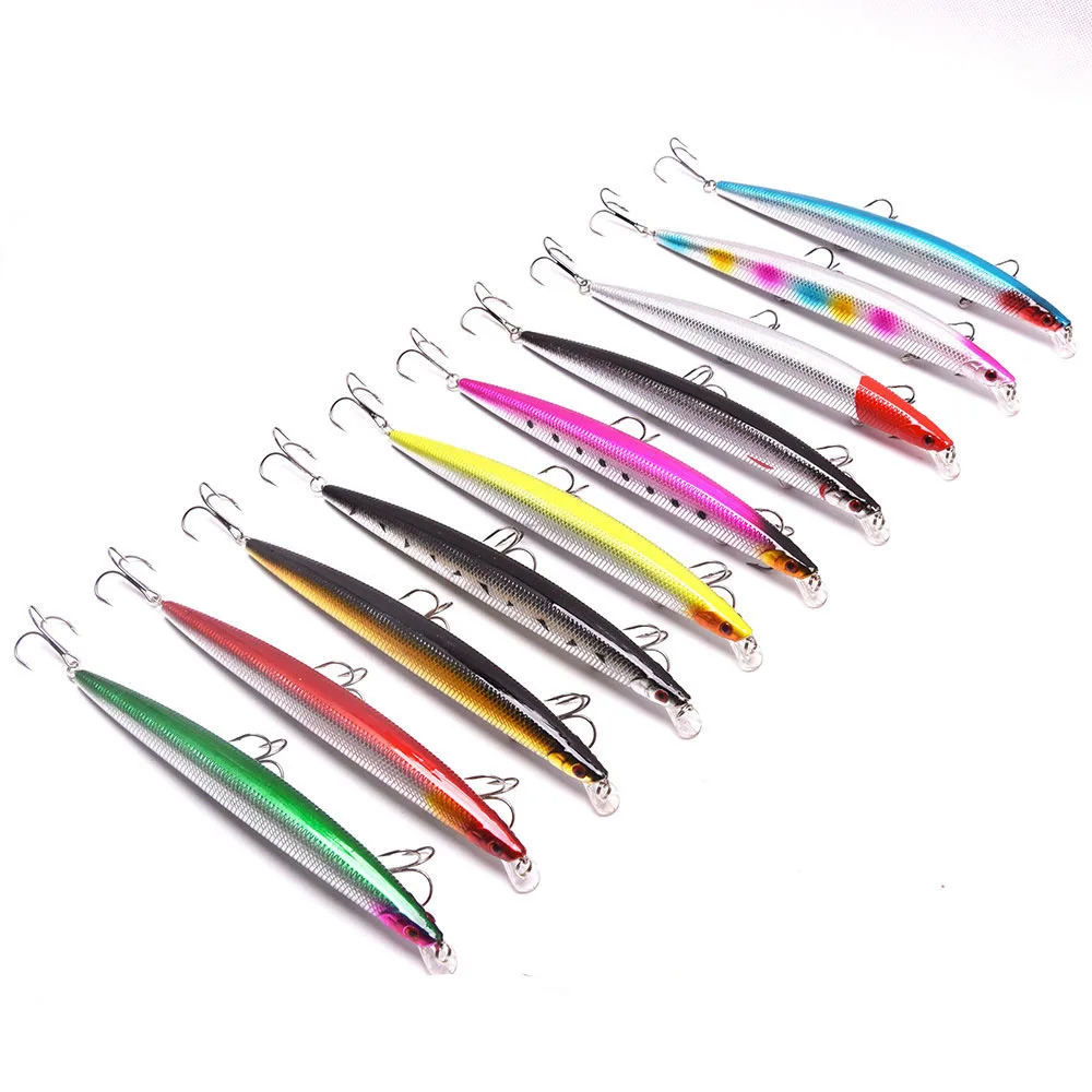 Señuelo de Pesca Minnow, 18cm, 26g, anzuelos de alta calidad, aparejos de Pesca Wobbler, Crankbait Artificial, Jerkbait, cebo duro japonés, Swimbait, Pesca - imagen 3