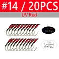 20PCS Red Sz 14