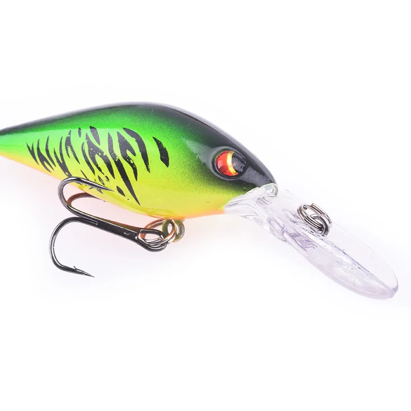 Señuelo de pesca de pececillo de manivela, cebo duro flotante de 8,5 cm, 8,5g, Swimbait Artificial con gancho triple, aparejos Wobblers de carpa, 1 ud. - imagen 3