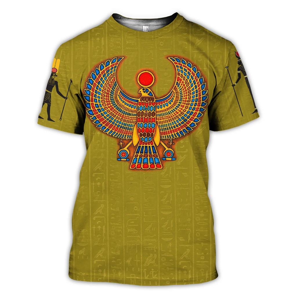 Camiseta Manga Corta Ojo de Horus – Estampado 3D Egipcio Unisex