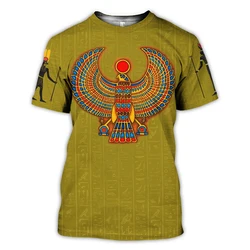 Camiseta Manga Corta Ojo de Horus – Estampado 3D Egipcio Unisex