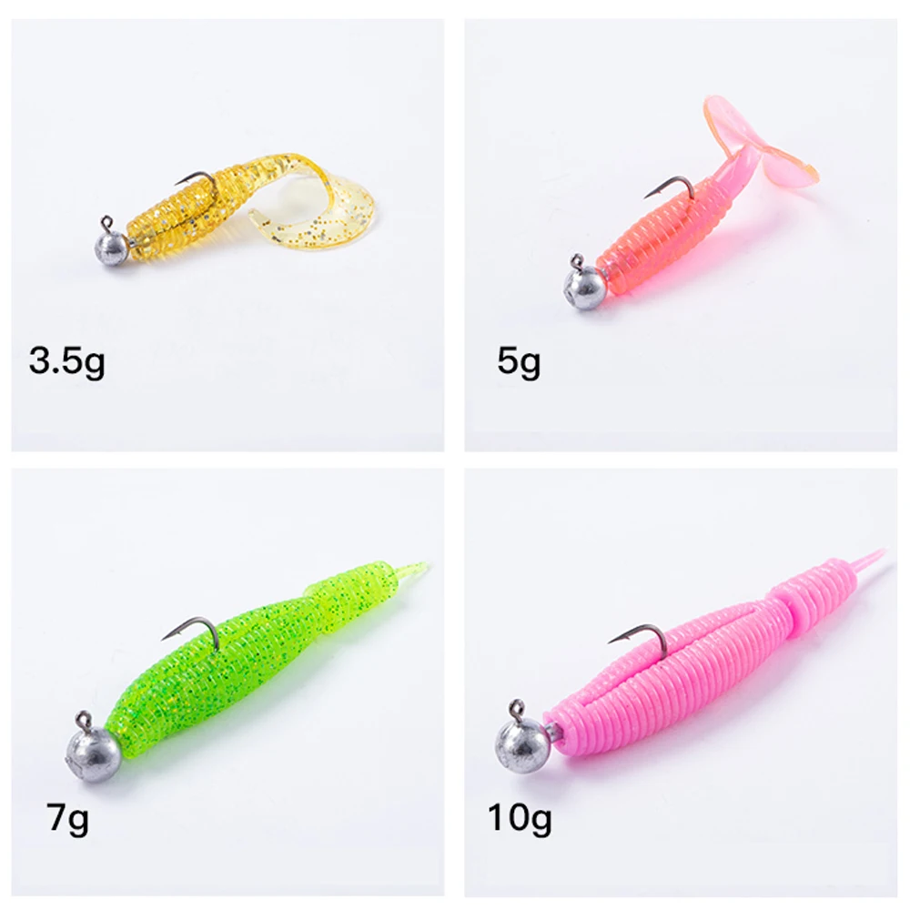 50 unids/lote de acero de alto carbono anzuelo 1g/2g/5g/7/g/10g/14g/20g anzuelo plantillas de tungsteno ganchos mar cabezal de anzuelo de Pesca gancho suave para atraer - imagen 5