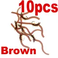 Brown 10pcs