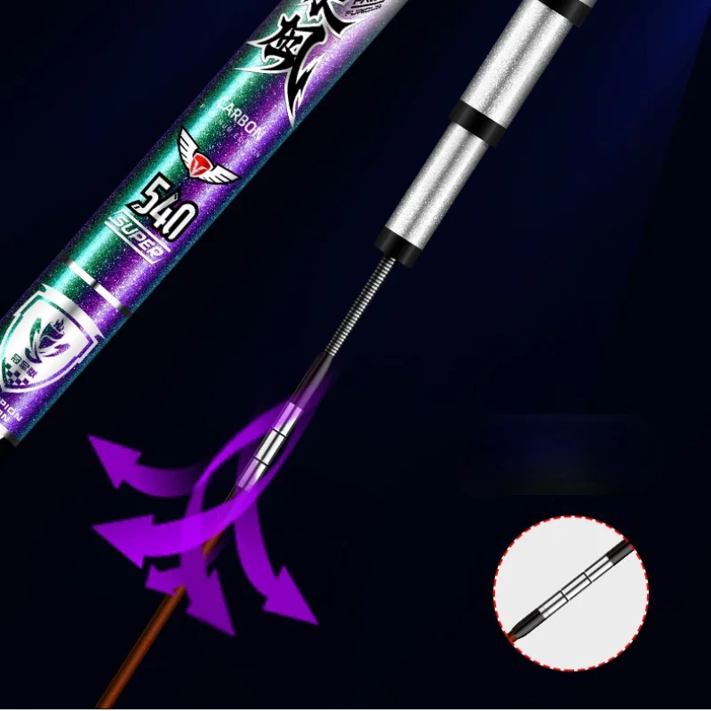 Caña De pescar dura 4H 5H 6H, varilla De Pesca De secciones largas, poste De mano, palos De Pesca De carpa De fibra De carbono súper ligeros y súper duros - imagen 4