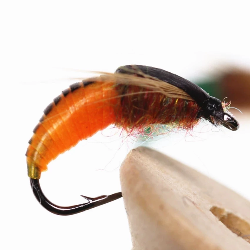 Wifreo-señuelo para pesca de trucha, cebo Artificial de insectos, gusano de atado de moscas realista, 4 piezas - imagen 5