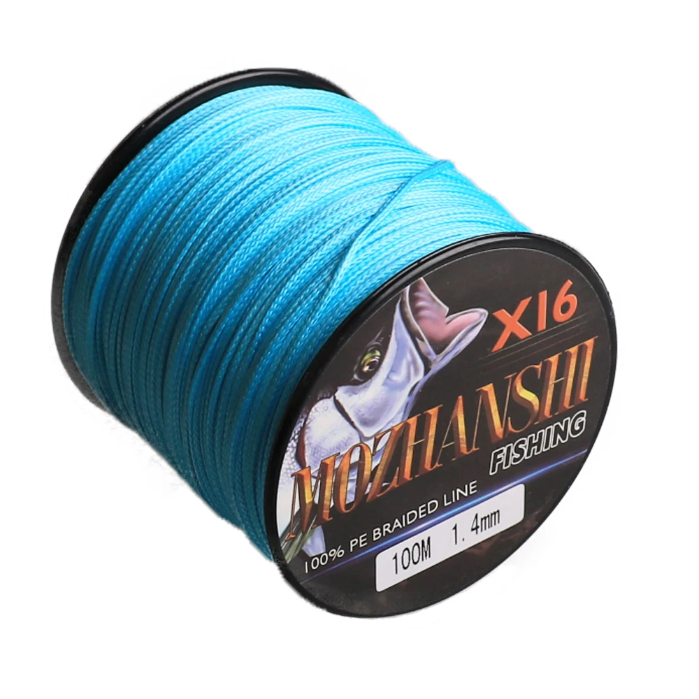 Zzhanshi-Hilo de pescar multifilamento, 16 hebras, 100M, superfuerte, 0,16 MM-2,5 MM, 100% PE, Material de Japón - imagen 2