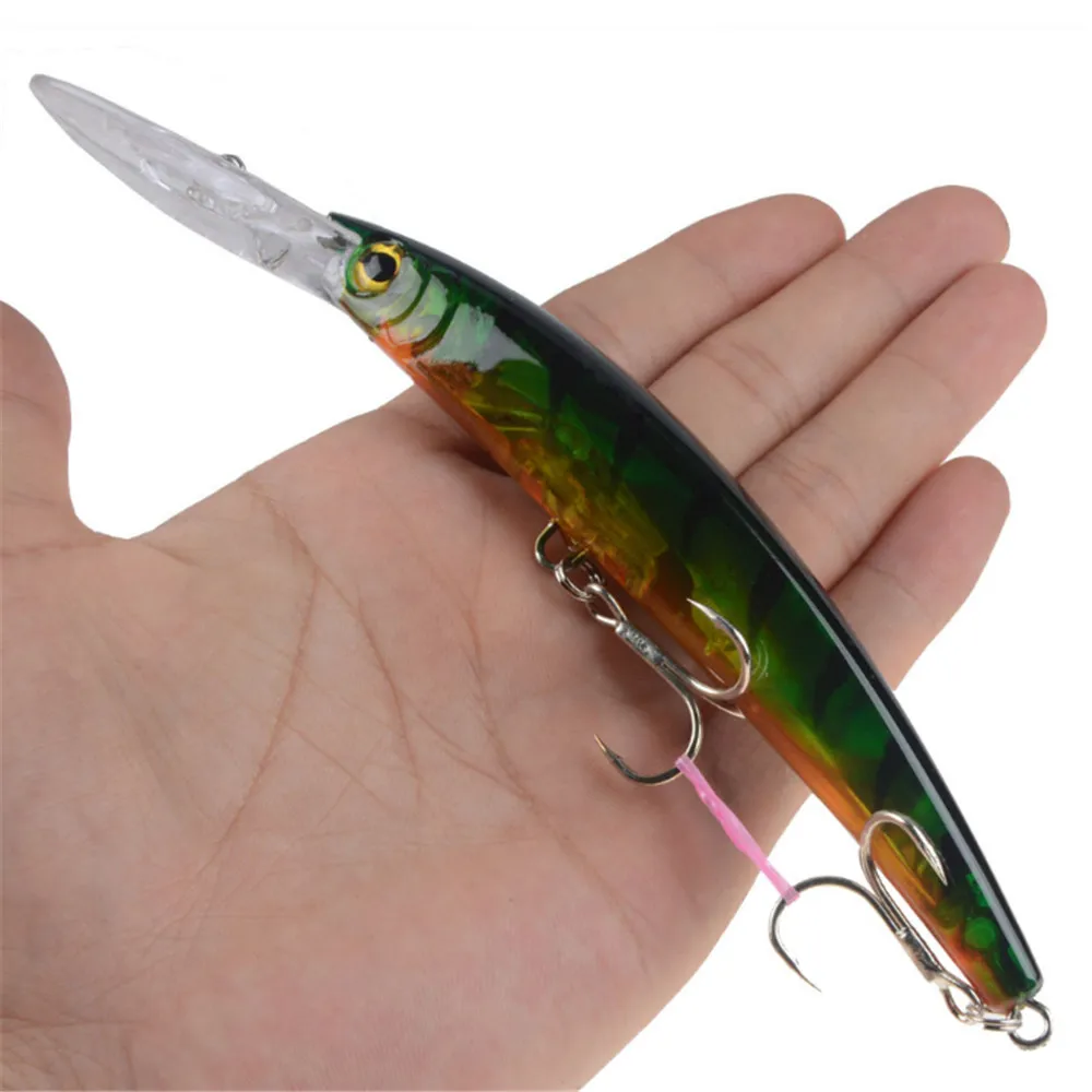 Señuelos de Pesca de pececillos de hundimiento de alta calidad, 17cm, 24g, Crankbait, Jerkbait, Wobblers, aparejos de cebo de plástico duro Artificial, 1 pieza - imagen 2