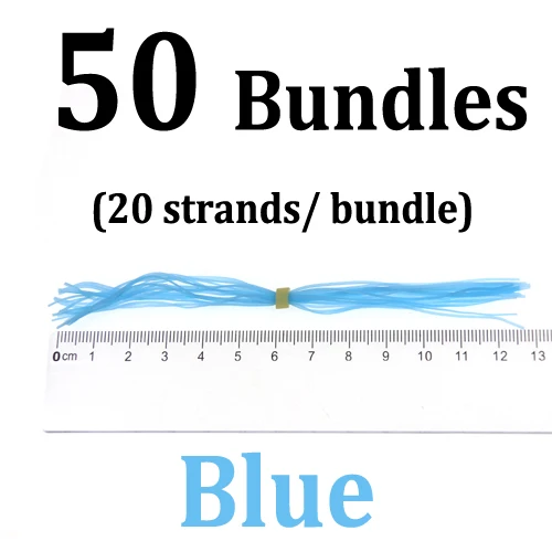 50 bundles blue