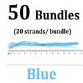 50 bundles blue
