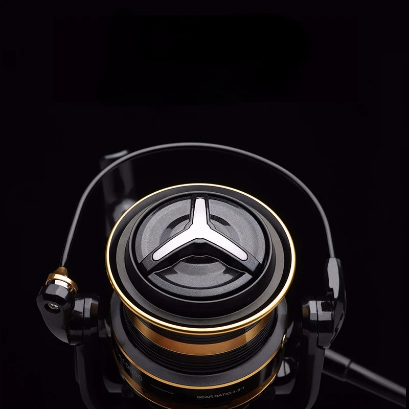 Rueda de pesca de larga distancia, serie 10000-12000, 12 + 1, rodamiento de bolas, giratoria, bobina de engranaje, accesorios de pesca - imagen 4