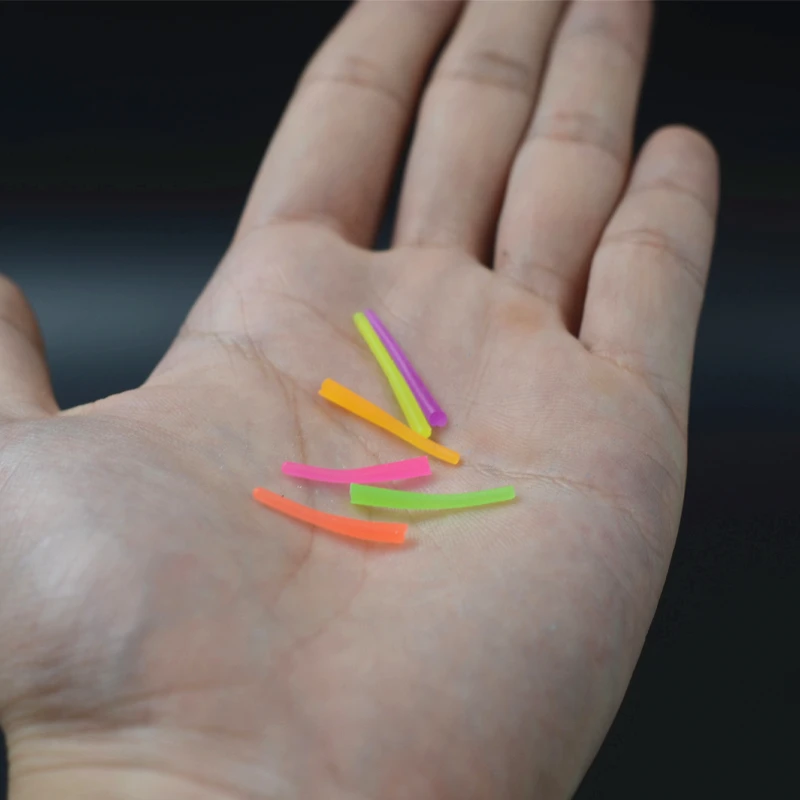 Cuerpo de ninfa de silicona para pesca, cilindro cónico de goma, gusano suave, trucha, cuerpos de pupa caddis, 6 colores - imagen 4