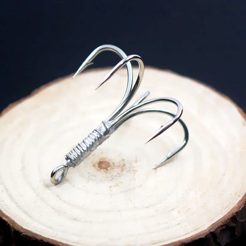 Anzuelo triple anzuelos De púas 5 anzuelos De anclaje anzuelo De Pesca De carpa cabezona anzuelos De anclaje Triple súper afilados Anzuelos De Pesca Mar Pesca - imagen 5