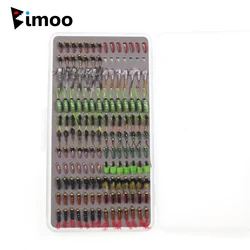 Bimoo Ninfas artificiales Kit cabeza cuentas Midge Stonefly trucha