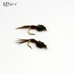 Moscas MNFT para trucha: Secas, ninfas y hackle negro