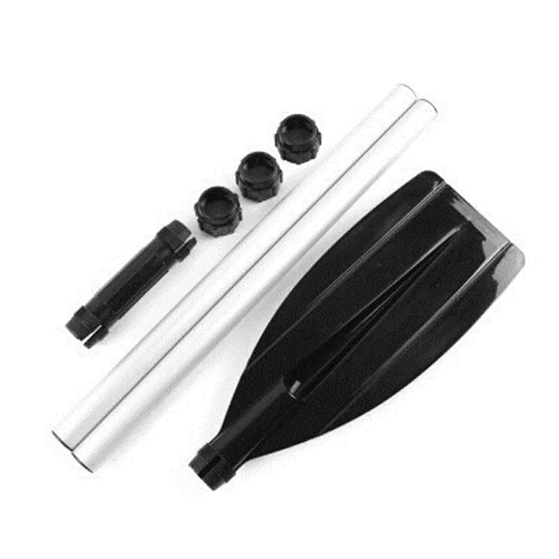 Remo de remos desmontable de aluminio reforzado para bote, accesorios inflables de PVC para remos largos, Kayak, canoa, 2 piezas - imagen 3