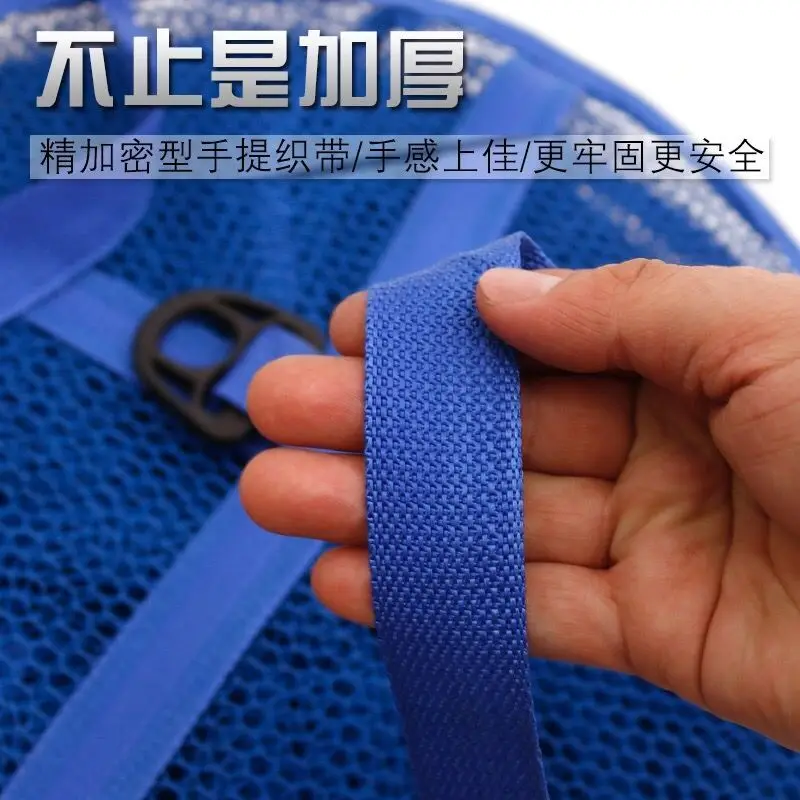 Red de pesca plegable de secado rápido, trampa para peces pegada, cesta de jaula de pesca viva, redes de inmersión, herramienta de pesca de carpa de Camarón, 1,5 M/2M/2,5 M/3M - imagen 4