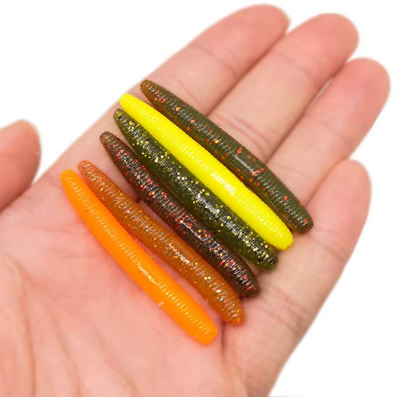 Pack de 20 señuelos en silicona varios colores