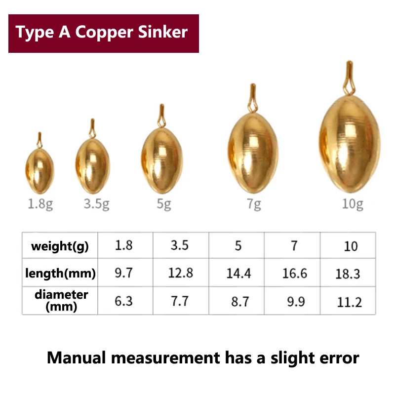 5 uds 1,8g - 21g pesas de bala de pesca plomo de latón para anzuelo de pesca y señuelo Texas Rig accesorios de aparejos 4 modelos - imagen 4
