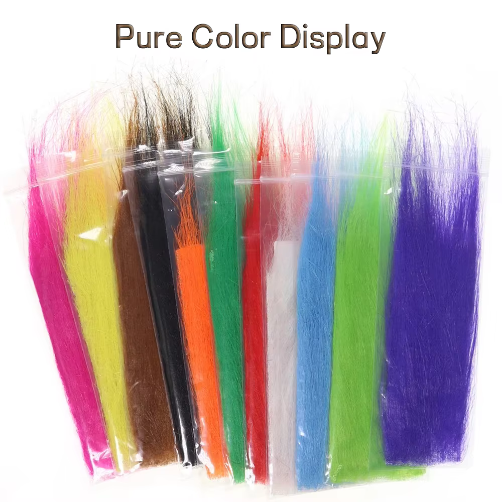 Material ala trasera streamer Furabou Grizzly - Fibra de piel - imagen 4