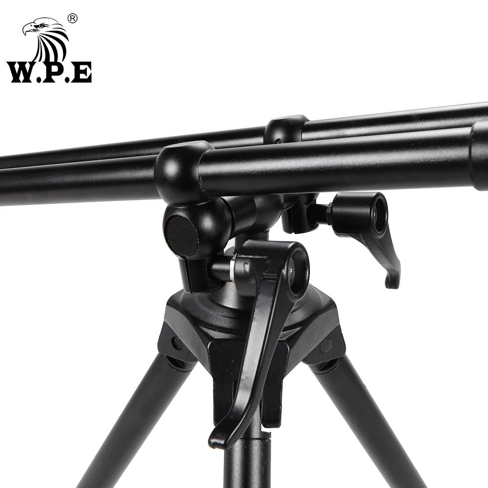 W.P.E-caña de pescar plegable retráctil ajustable, accesorios de pesca, aparejos de soporte - imagen 5