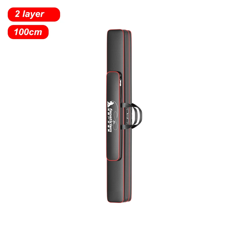 Bolsa de transporte impermeable para caña de pescar, estuche de almacenamiento de aparejos de pesca, organizador de herramientas X45A +++, 100cm-130cm - imagen 4