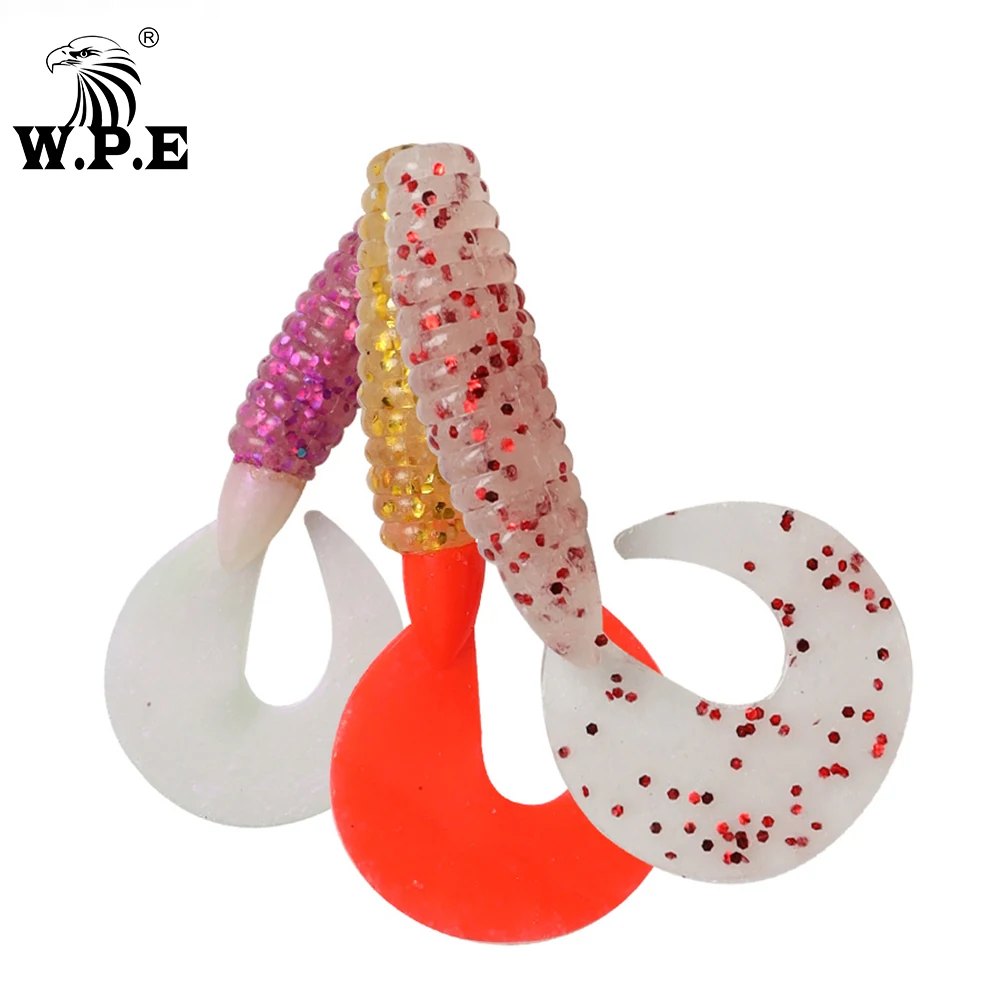 Señuelo W.P.E Suave 70mm Silicona Wobblers 5 Unids - vista principal