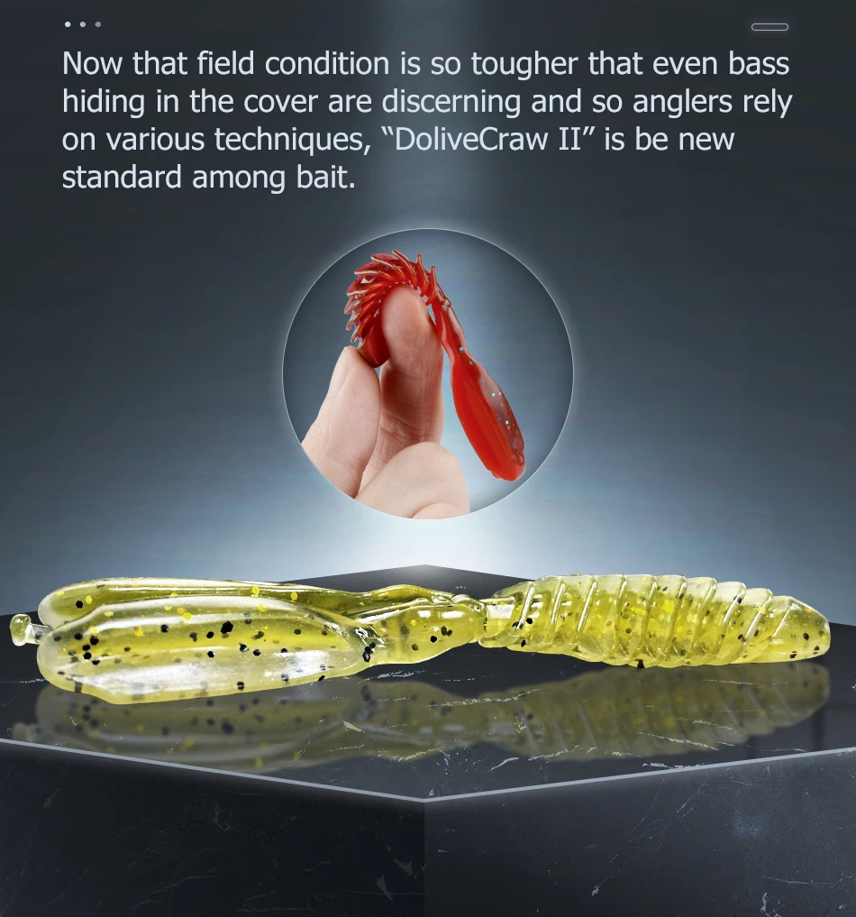 Diferentes colores disponibles del señuelo MEREDITH