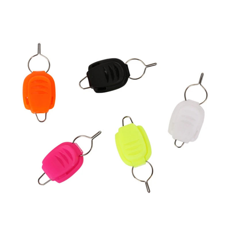 Dispositivo de Clip de hilo de Pesca, carrete de tambor de Baitcasting, tapón de línea, tapa enhebrador de hilo ABS, accesorios de aparejos de Pesca, 500 Uds. - imagen 3