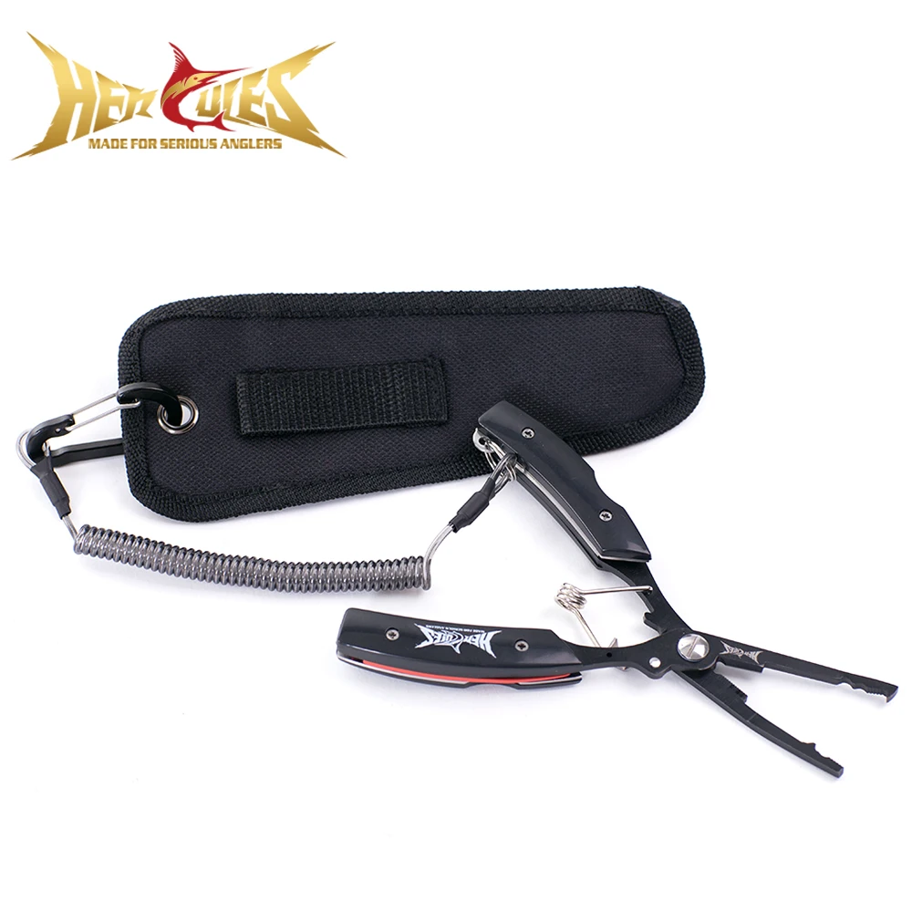 Hercules-Alicates de pesca multifuncionales, pinzas para uso en peces, línea trenzada, cortador de señuelos, removedor de anzuelos, accesorios de herramientas profesionales - imagen 5