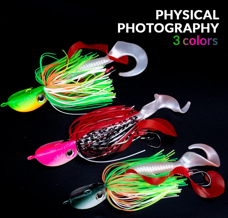 Experimente la emoción de la pesca con nuestros vibrantes señuelos multicolores