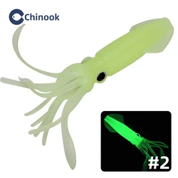 Señuelo pulpo luminoso de silicona marino – calamar grande