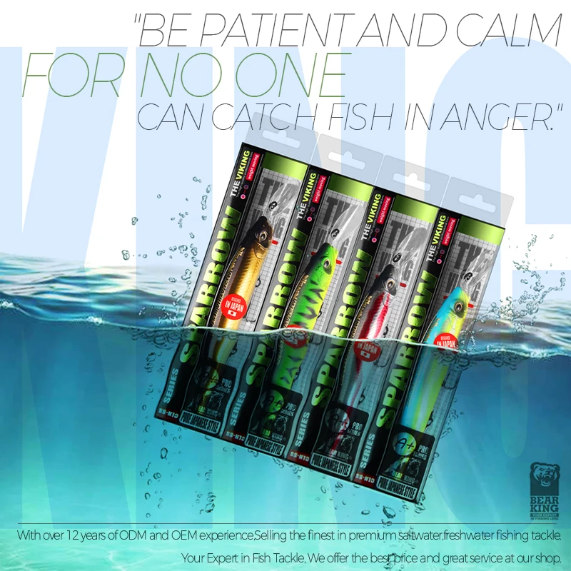 BEARKING 128mm 22,9g de profundidad 2-3m Wobbler Señuelos de pesca superiores cebo duro anzuelos de calidad minnow accesorios de pesca para aparejos de pesca - imagen 2