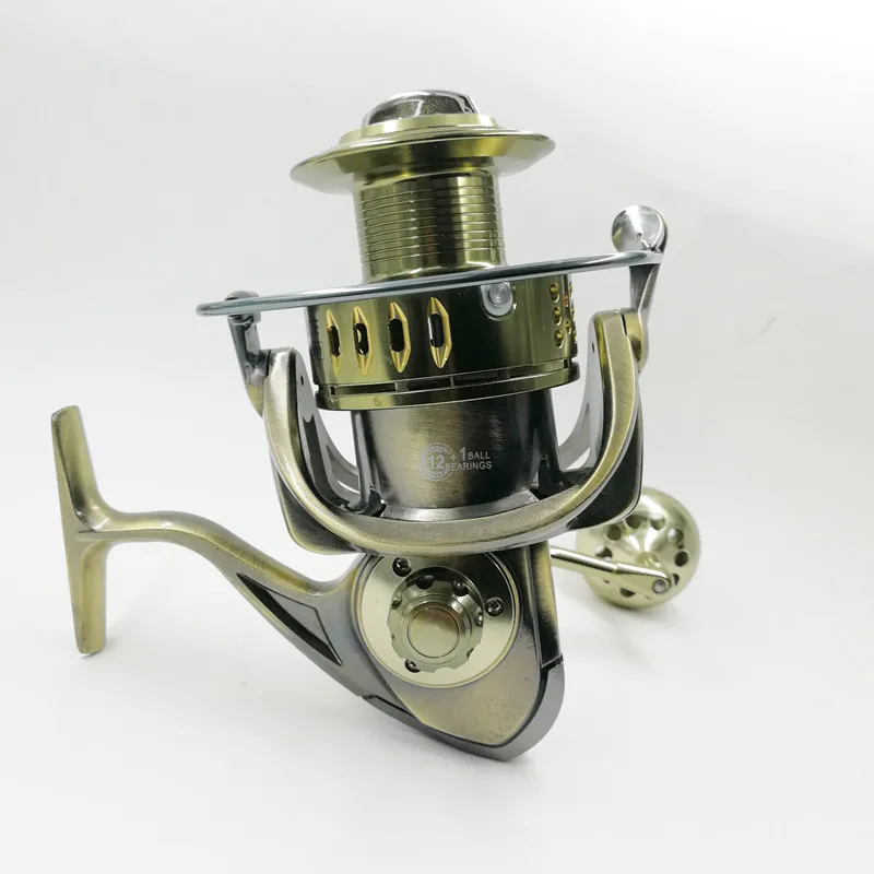 Carrete giratorio 5,2: 1 13 BB Rock, bobina De arrastre, ancla De agua salada, engranaje De Pesca De barco - imagen 4