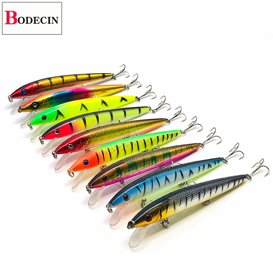 Crankbait/flotante/Jerkbait/Wobblers Minnow señuelo de pesca 1 pieza Swimbait Pike Artificial/falso/carpa/cebo grande para adornos de pesca mar