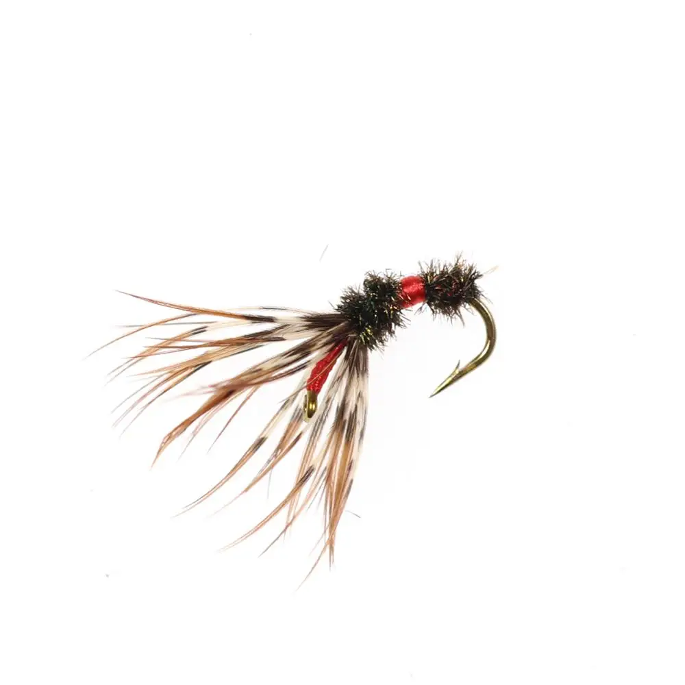 Bimoo-Mosca de pesca Tenkara Simple con cola de faisán, barata, húmeda, para trucha arcoíris, Steelhead Brook, lote de 6 unidades, n. ° 12 - imagen 4