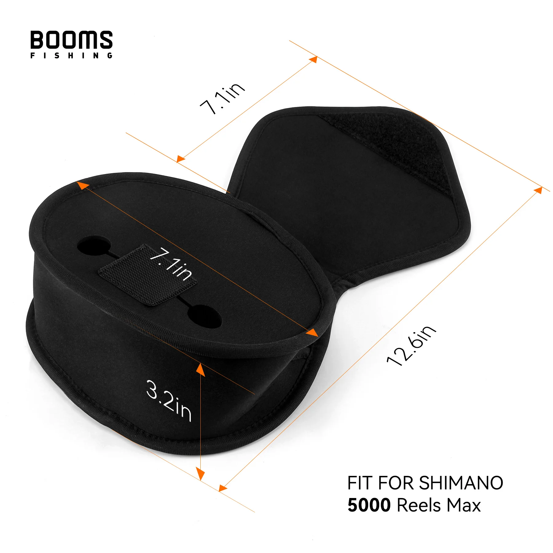 Booms Fishing RC3 bolsa de carretes de pesca giratoria cubierta protectora Baitcasting funda protectora herramientas de pesca portátiles carretes bolsas - imagen 2