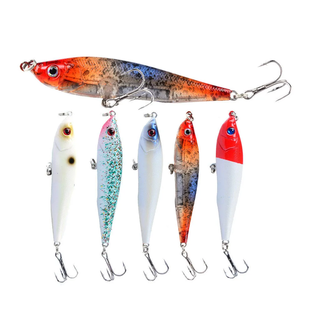 Señuelo de pesca flotante, cebo duro Crankbait Minnow, aparejos de pesca de Lucio, 8cm, 13g