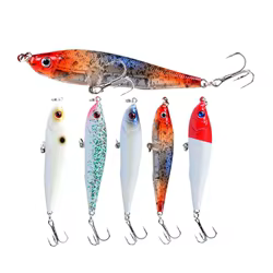 Señuelo de pesca flotante, cebo duro Crankbait Minnow, aparejos de pesca de Lucio, 8cm, 13g