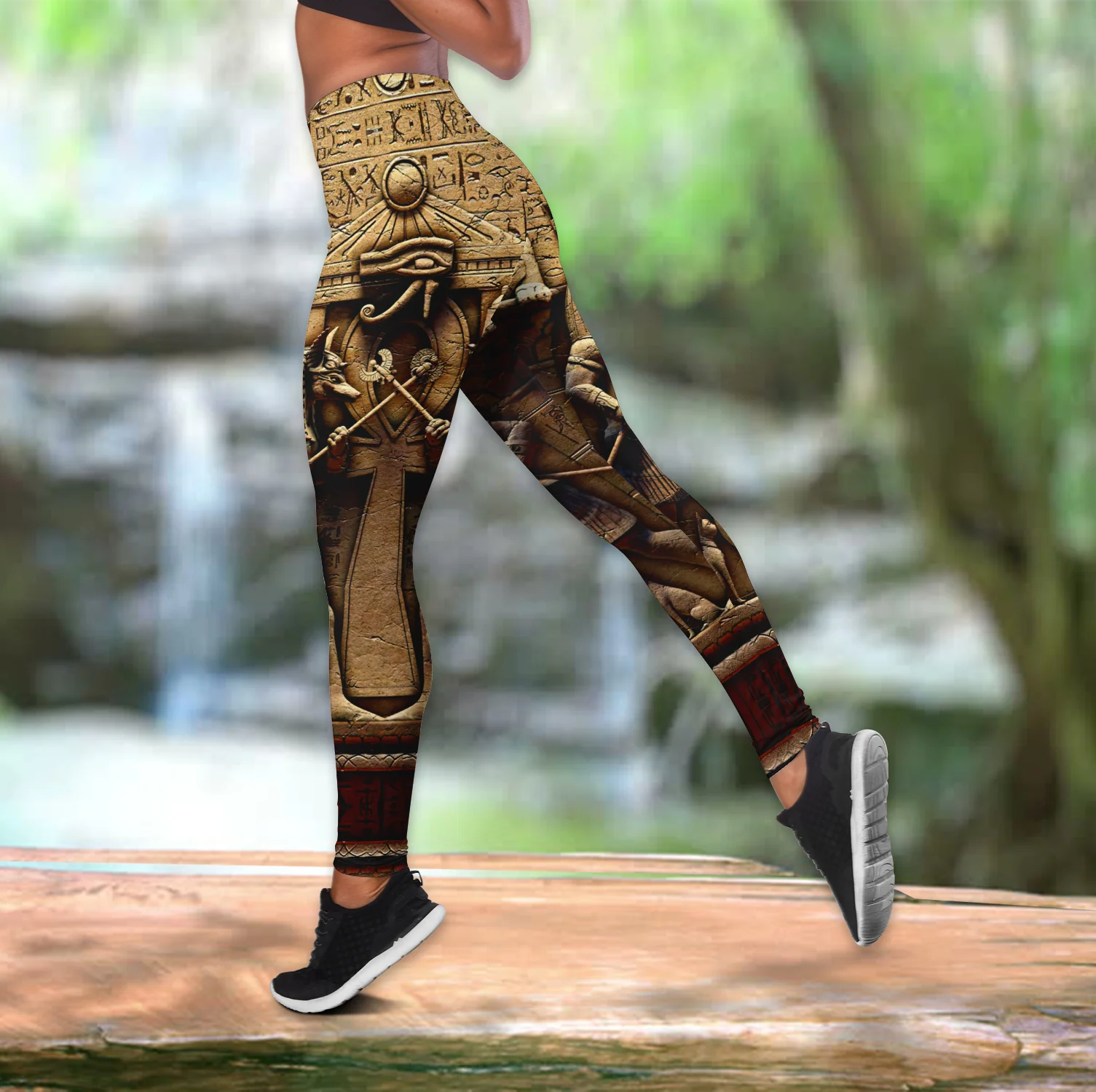 Conjunto ropa pesca mujer Anubis – top sin mangas y leggings