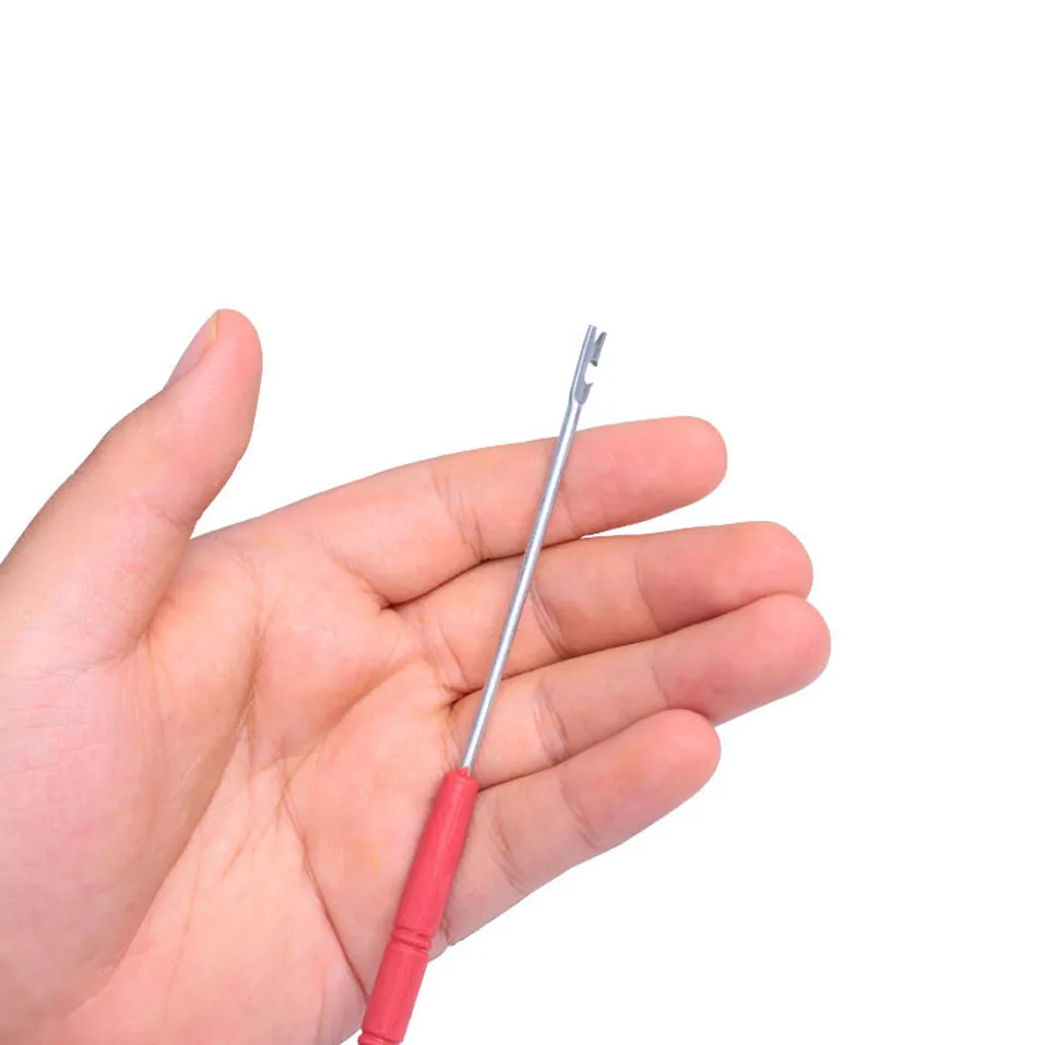Herramienta de extracción rápida de anzuelos de pesca, 14,5 CM, seguridad para pescado, Extractor de garganta profunda, removedor de anzuelos, herramientas de aparejos de pesca portátiles - imagen 4