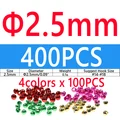 400PCS 2.5mm MIX