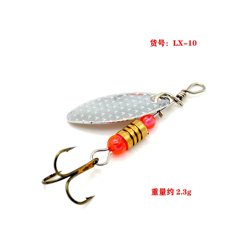 Señuelo de pesca para principiantes, cebo giratorio de Metal de 2g-12g, cuchara para agitar la mano, señuelos artificiales, trucha mandarín, lote de agua dulce de mar, 16 piezas, venta - imagen 4