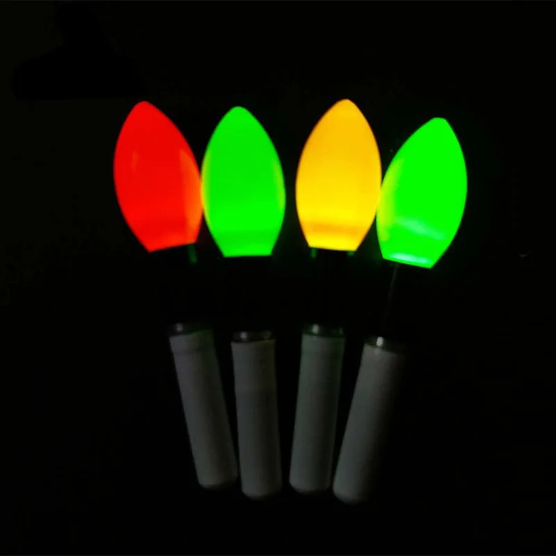 2 unids/lote palo de luz amarillo/rojo/naranja funciona con CR322 LED herramienta flotante luminosa pesca nocturna Bobber accesorio A278 - imagen 3