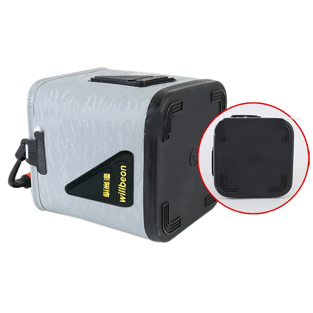 Cubo transparente impermeable para pesca, bolsa de almacenamiento de peces, equipo de gran capacidad, portátil, 10/12L - imagen 3