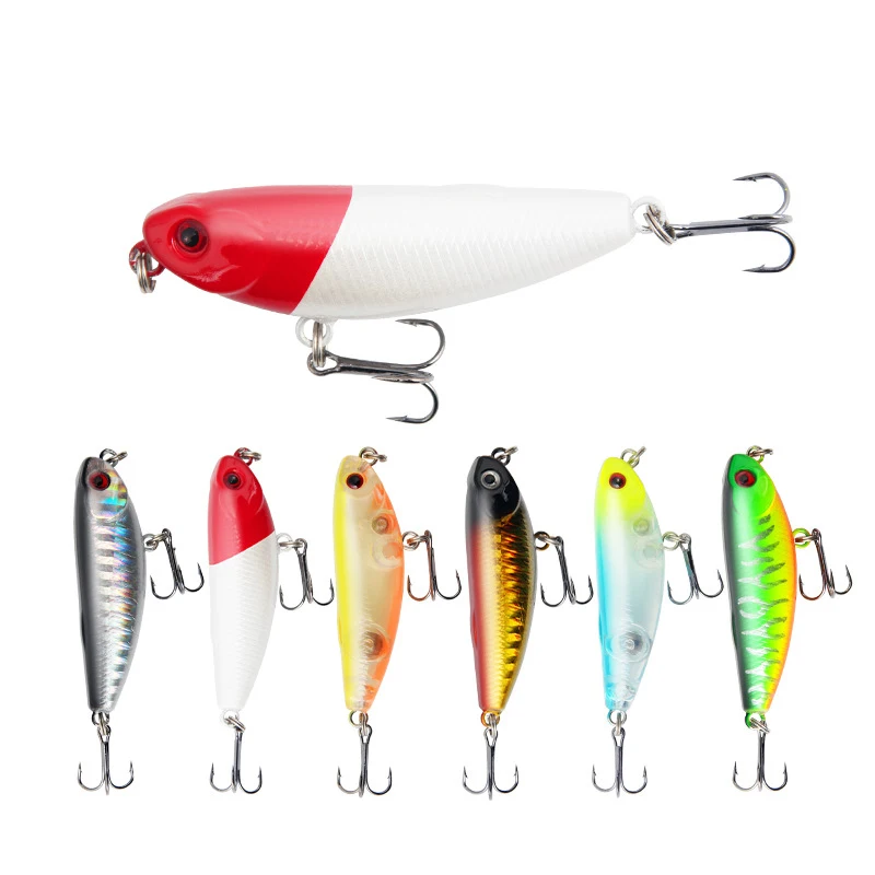 Señuelo de pesca 5,7 cm 4,7g cebo Artificial columpio flotante Crankbait Artificial biónico manivela señuelos simulación cebo falso cebo duro - imagen 2