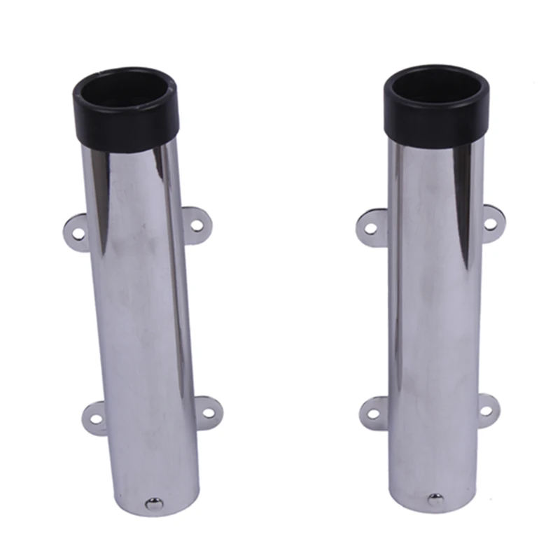 Soporte de caña para cubierta – Acero inoxidable con abrazadera extraíble
